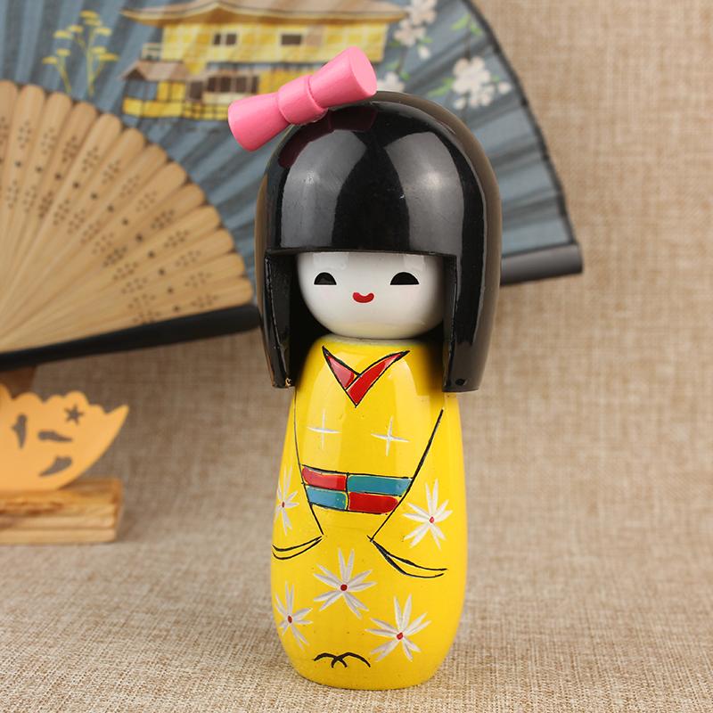 Japanese Puppet Doll Kimono Sakura Cartoon Dolls Home Decoration Cuisine Sushi Restaurant Ornament Girl Cute Desktop Gift 1/3Pcs