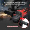 Cordless Angle Grinder 21V Power Angle Grinder Tools with 2PCS 4.0Ah Batteries and Charger