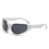 Fashion New Style Oval Unique Y2K Small Frame Sunglasses Retro Men Black Gray Trendy Driving Anti-Ultraviolet Cool Sunglasses