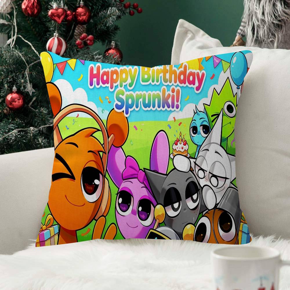 Game Pillow Cover Soft Decor Throw Pillow Case xcm Couch SSprunki Home Decor IIncredibox for Living Room Sofa Party Gift