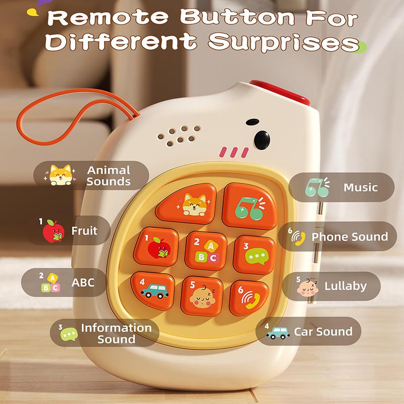 Cute Elephant Baby Early Education Machine Fun Multi Functional Music Story Machine Busy Edition Puzzle Toy