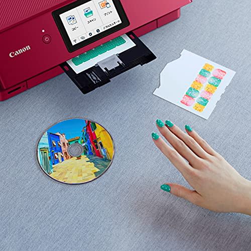 Impressora Canon A4 Jato de Tinta Multifuncional PIXUS TS8530 Vermelha Modelo 2021 Para Teletrabalho 6 Cores, Tipo Independente, Tinta Compatível Série BCI-330/331