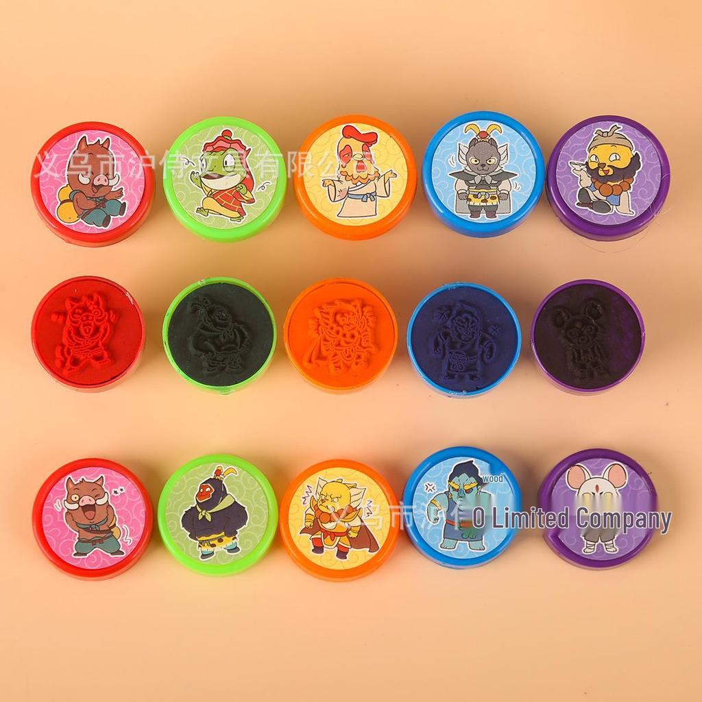 Tampon de Journal Clair Créatif Langlang Mountain Petit Monstre & Esprit Cochon Crapaud - Prix pour Enfants