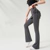 Yoga Bell-bottom Pants Fake Two-piece Skirt Pants High Waist Hip Lift Tight Body Anti-exposure Pilates Sports Fitness Leggings