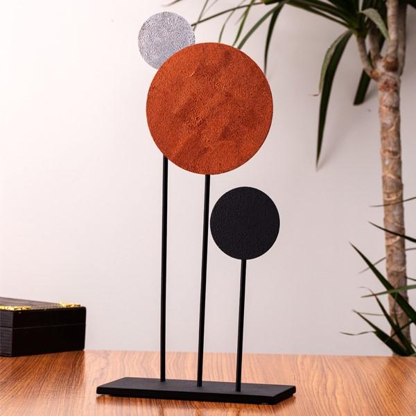 MUYIKA Metal Tabletop Decorative Object & Figurine Set of 3 6 Bbl-m