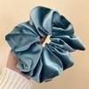 Solid Color Headwear Vintage Velvet Ponytail Holder Cute Rubber Hair Rope  Women Girl