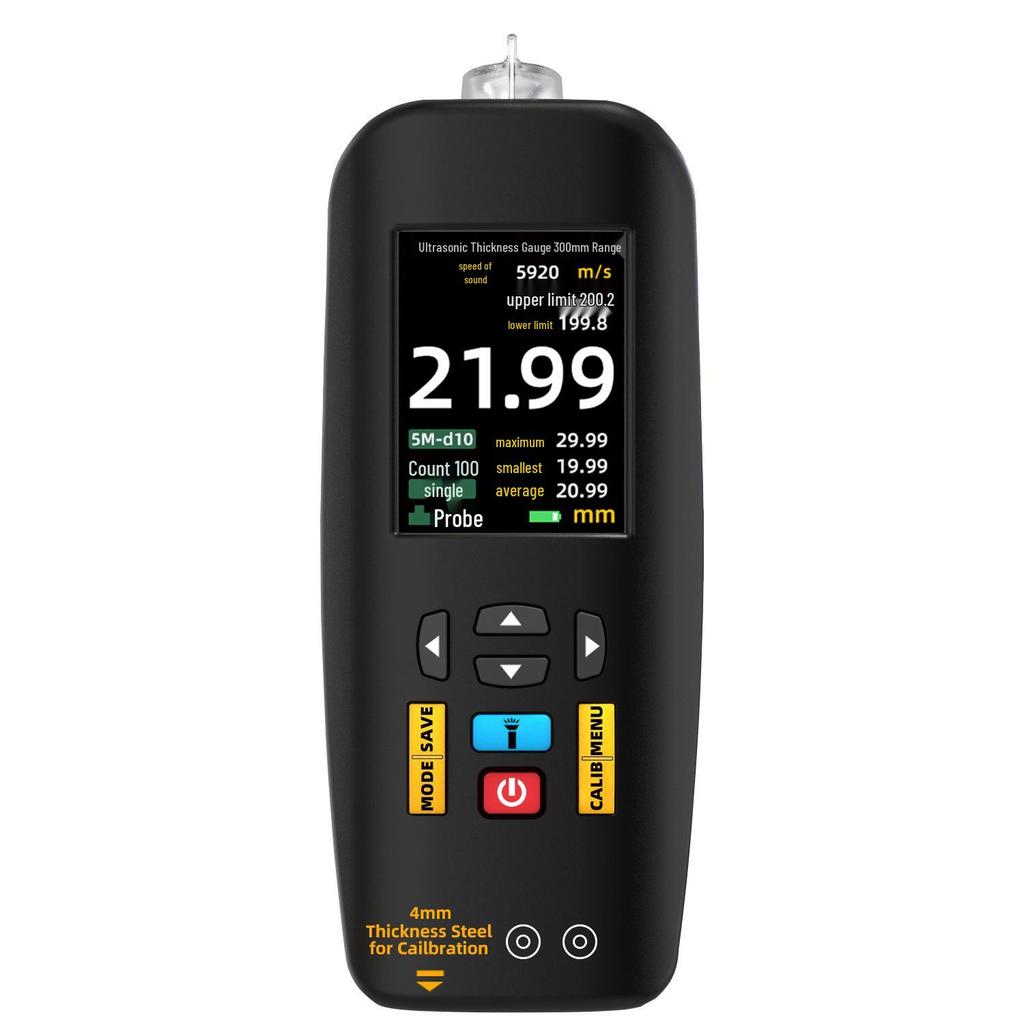 BSIDE Aimer T7 High Precision Ultrasonic Thickness Gauge for Iron, Aluminum, Glass, and Stainless Steel.
