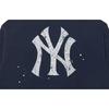 New Era MLB New York Yankees Letter Washed Distressed Series Fleece Rundhals-Sweatshirt Unisex-Sweatshirt Marineblau 13338666