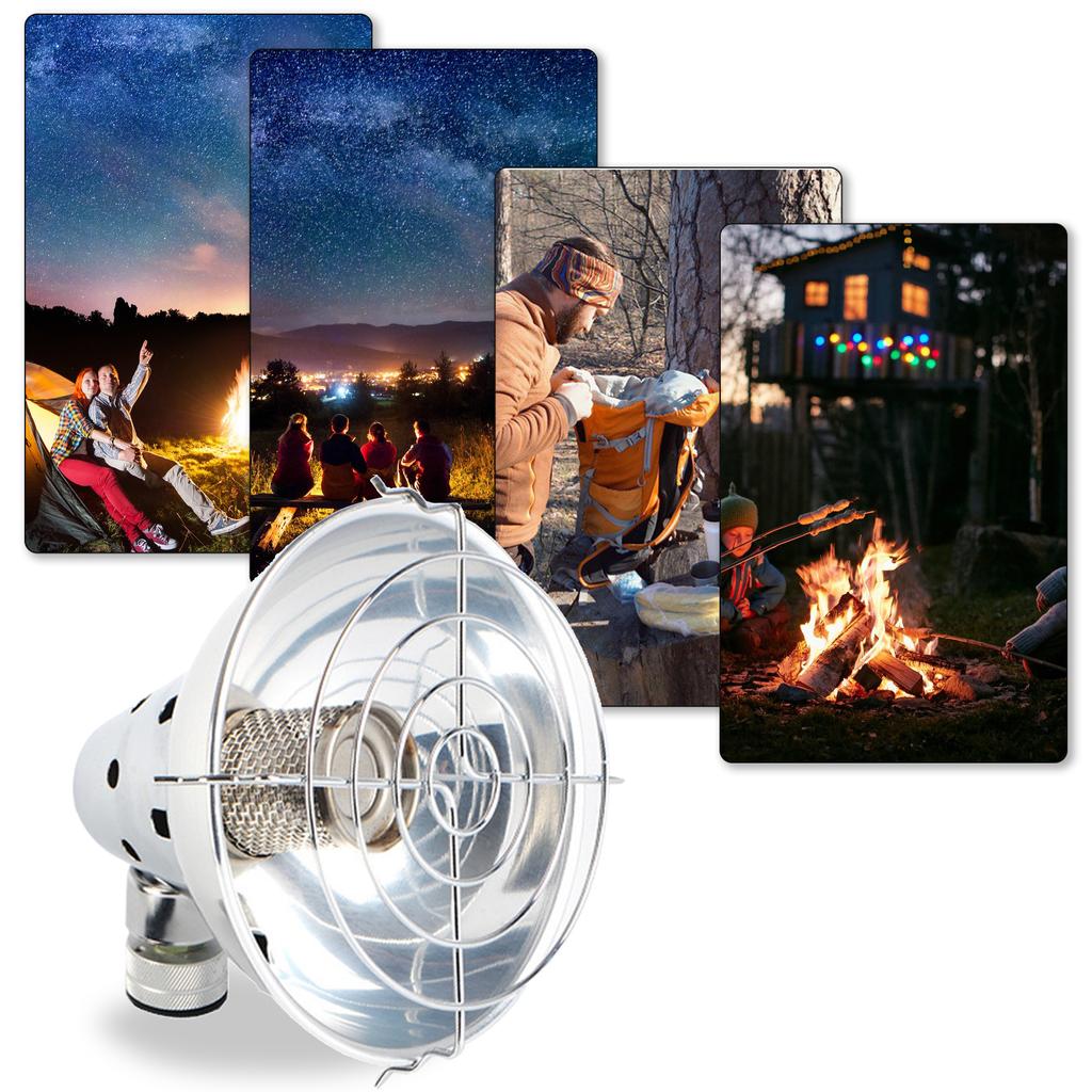Outdoor Gas-Heater Portable Lightweight Stainless Steel for Outdoor Winter Warmth Tent Camping Backpacking Picnic Hiking Travel