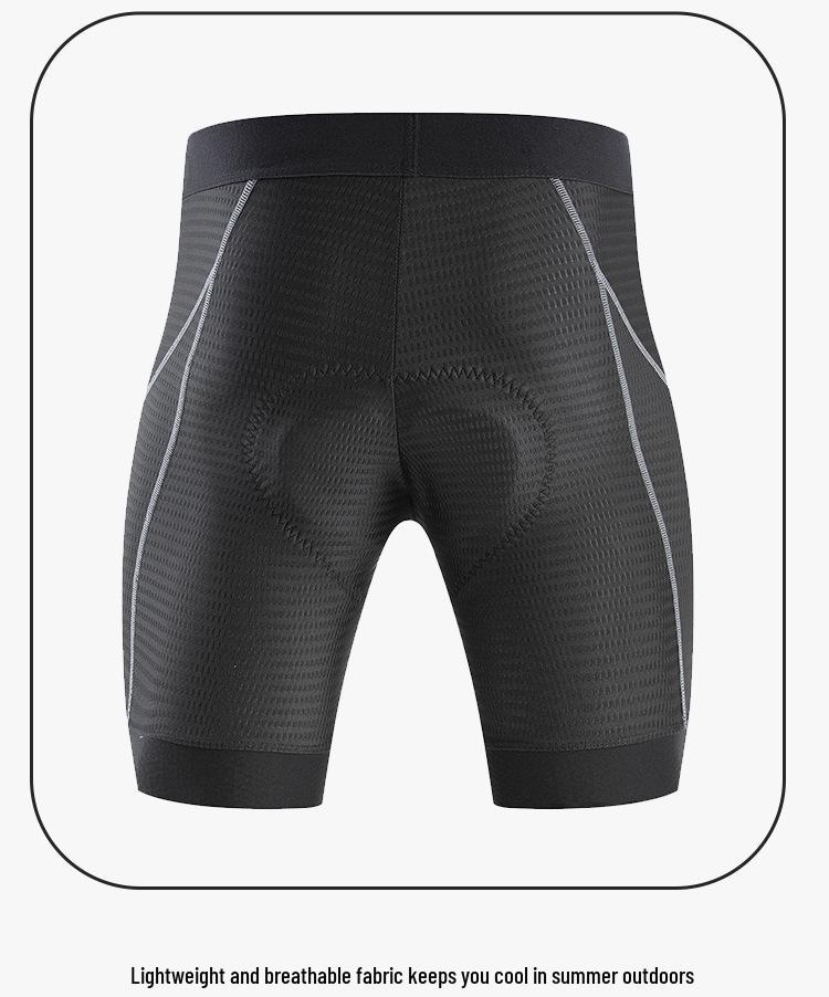 Quick-Dry Breathable Cycling Shorts with Double Arrow Cushion and Sponge Pad