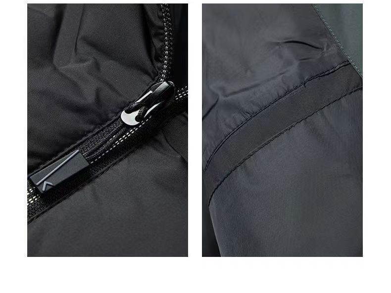 Men's Lightweight Duck Down Jacket - Stand Collar, Winter Warm, Ideal for Business & Casual Wear