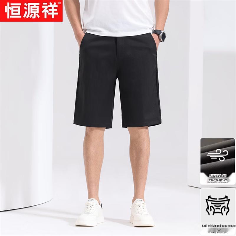 

Men s Casual Elastic Waist Wrinkle-Resistant Shorts XL
