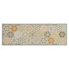 Tapis - vidaXL - Lavable - 180 x 60 cm - Motif hexagonal pastel - Antidérapant
