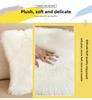 Nordic Plush Cushion Cover - Removable, Washable, Soft Pillow Case for Sofa (Core Not Included)