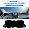 Dash Cover Compatible With Toyota Corolla -2025 Full Set, Dashboard Cover Mat And Center Console Cover Pad,  Fit Sunshield Protector Interior Car