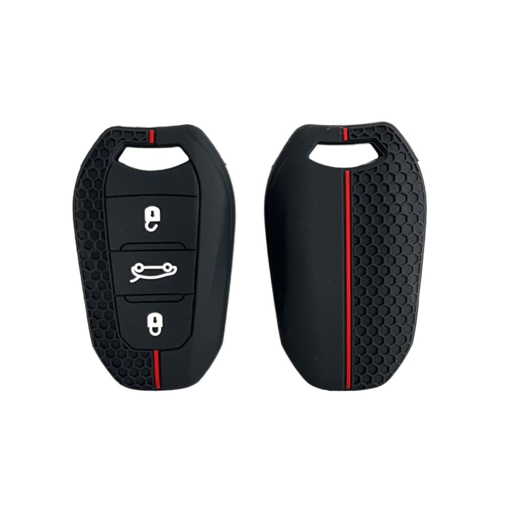 

1PC Silicone Car Key Case Cover for Citroen C2 C3 C5 X7 C4 Picasso Berlingo for Peugeot 208 308 408 508 3008 4008 5008 Smart Key