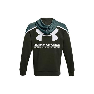 Felpa con cappuccio da allenamento Rival Amp Color Block in pile Uomo felpa Blu 1357090-424