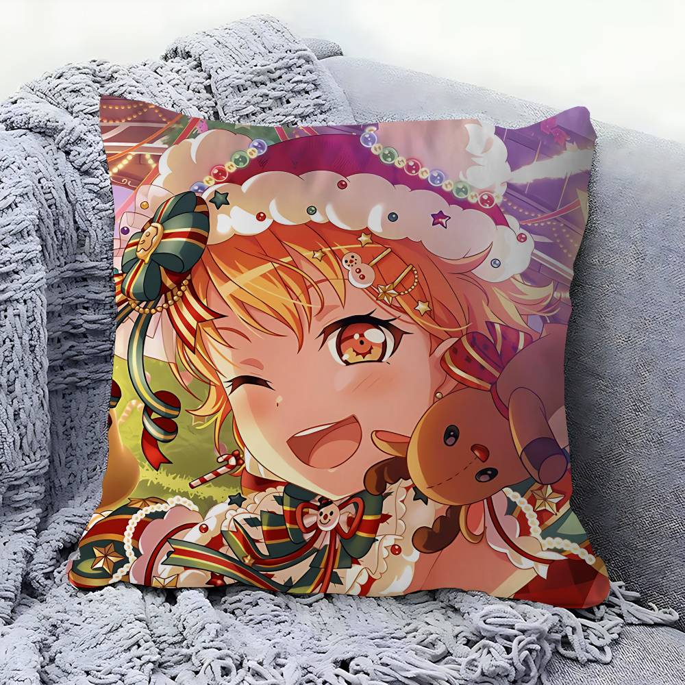 Anime H-Hagumi Kitazawa Personalized Pillow Cover Kids Bedroom Wild Party Decor Pillowcase Kid Birthday Shower Gift