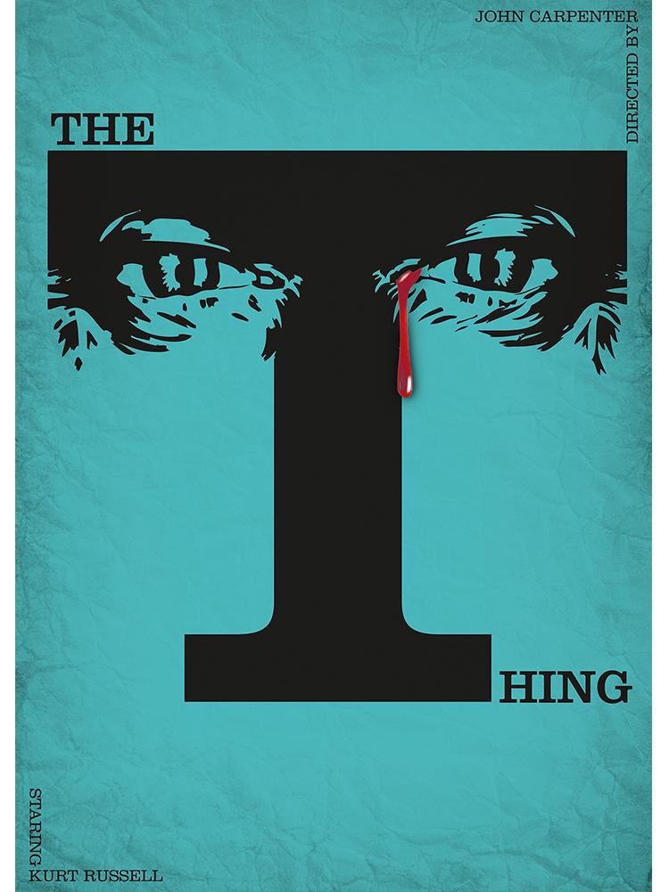Classic Horror Movie The Thing Posters Print Canvas Painting John Carpenter Wall Art Picture For Bedroom Home Decoration