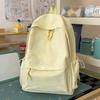 Schoolbag New Japanese Schoolbag Ins Style Niche High Value Candy Color Embroidered Backpack Junior High School Students Lightweight Backpack