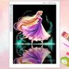 Bellissima Collezione Principessa Elfa del Balletto Pittura Diamante 5D Piena di Diamanti Pittura Diamante Applicata a Mano Kit Pittura Decorativa Animata