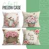 Retro Boho Farmhouse Pillowcase Printed Polyester 40/45/50cm Throw Pillowcover Decorative Sofa Cushion Pillowslip Home Decor