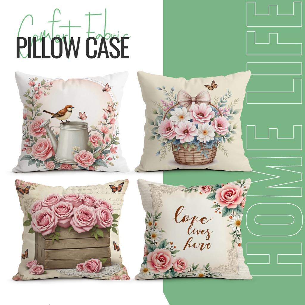 Retro Boho Farmhouse Pillowcase Printed Polyester 40/45/50cm Throw Pillowcover Decorative Sofa Cushion Pillowslip Home Decor