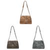 Crossbody Chain Strap Large Purse With Soft Pu Material Ideal For Casual Outings