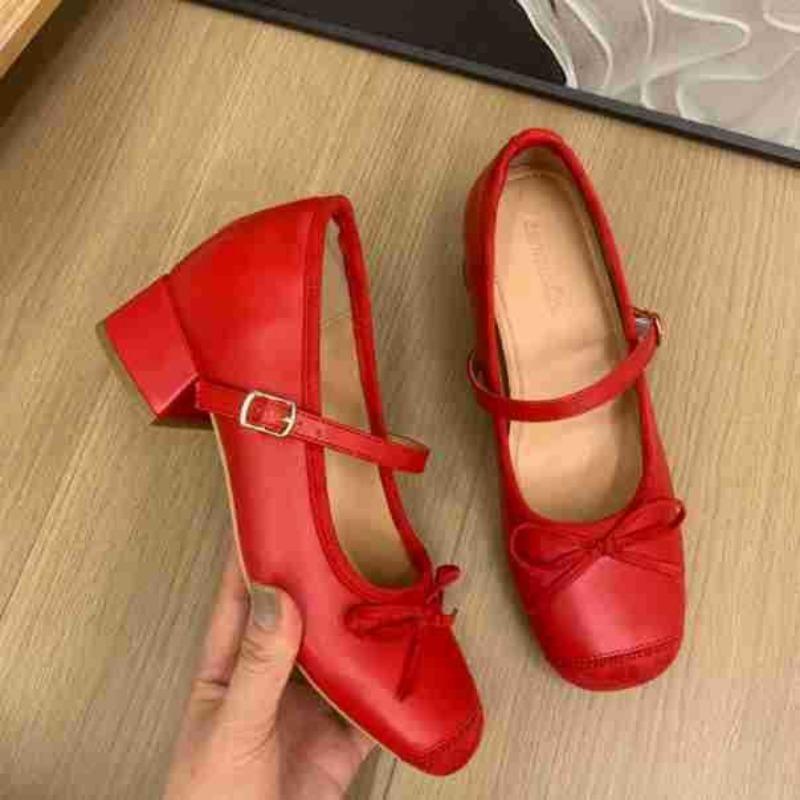 

Small red ballet shoes women s inner height increase 7cm women s shoes fashion small blue shoes thick heel high heels 33 красный