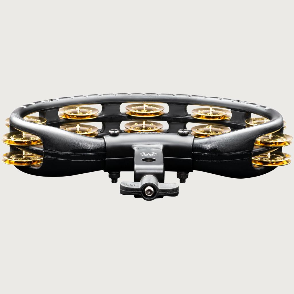 MEINL Percussion Tambourine Traditional ABS Tambourine Brass Jingles TMT2B-BK []
