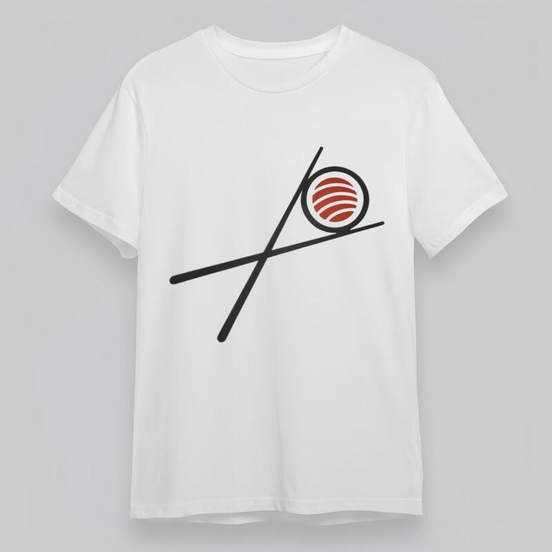 

Women s Oversize T-Shirt Chopsticks with Red and White Circle Graphic Cotton Tee 2XL