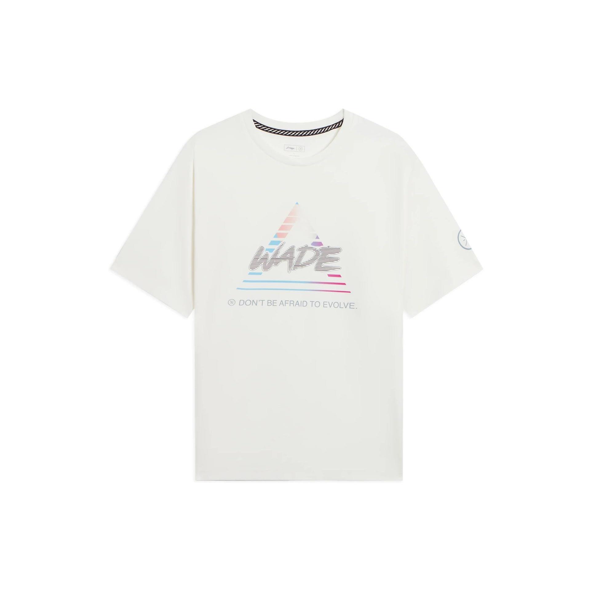 Li-Ning Way Of Wade Triangle Graphic T-shirt White Men s AHSS811-2 XL