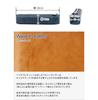 HERGOPOCH Genuine Leather Pen 06 Case, Series, Brown, HG-06W-PEN-BR
