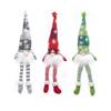 Mysterious Holiday Season Santa Figure Two Leg Styles Warm White Lights Gnomes Shape Figurine Christmas Decoration