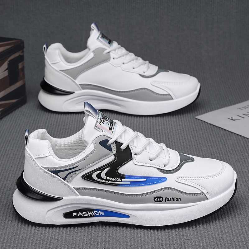 Autumn New 2025 Shoes Men's Sports Shoes Trend Versatile Casual Dad Shoes Soft Sole Non-slip Running Shoes