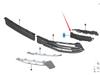 BMW 3 Series G30 Front Bumper Fog Light Wind Net Trim (51117385263/51117385264)