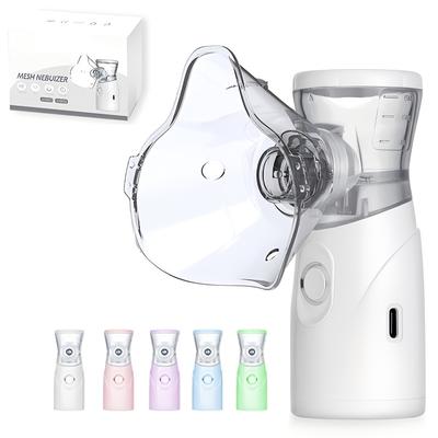 Portable Hand-held Humidifier - Deep Cleaning and Moisturizing, Rechargeable, Clear Plastic Body, Face Cleaning Device, Long-lasting Humidifier