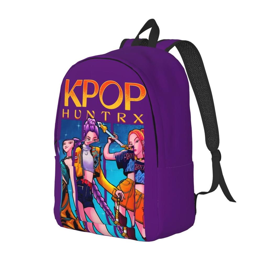 Kpop Łowcy Demonów Zoey Huntrix Plecak Dla Mężczyzn Kobiet Casualowy Studencki Turystyczny Podróżny Plecak Dzienny Torba na Ramię na Laptopa Sportowy