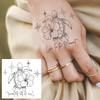 1 Sheet Butterfly Family Angel Dandelion Temporary Tattoos For Adult Hands Arm, Fake Tattoo Stickers Realistic Tatoos Last Long
