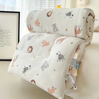 Class A Mother And Baby Grade Soybean Quilt Knitted Cotton Baby Down Quilt Single Double Thickened Fall And Winter Soybean Quilt Core