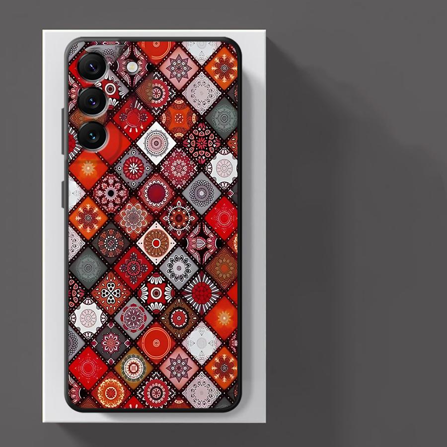 Funda Phone Cover Case for Xiaomi Redmi Note 11s 12s 14 10S 9S 7 8 9 11 13 Pro Plus 10 12 Pro Bohemian Pattern