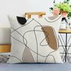 Light Luxury Simple Printed Decorative Pillowcase Bedroom Living Room Square Cushion Pillowcase