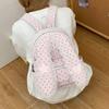 Creative Cute Bunny Ear Backpack Fashion Polka Dot Lace Decor Japanese Lolita Girl Preppy Backpack Lightweight Nylon Handbag