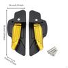 Rear Footrests with Mounting Screws Foldable Passenger Footpegs Long-Lasting