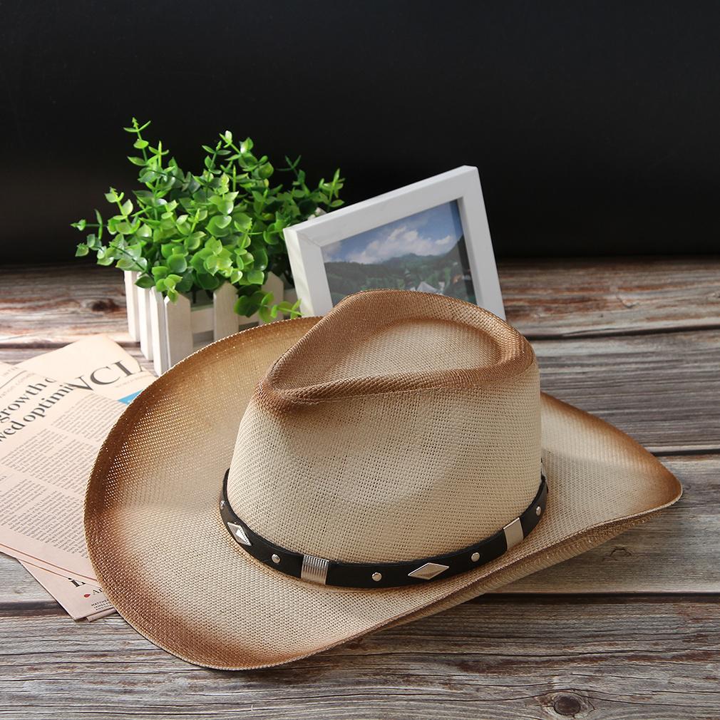 Fashion Western Summer Straw Sun Hat 