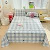 Cotton Printed Single Product Sheets, Household Small Fresh Cartoon Dormitory Sheets, Soft and Skin-friendly, No Pillowcases