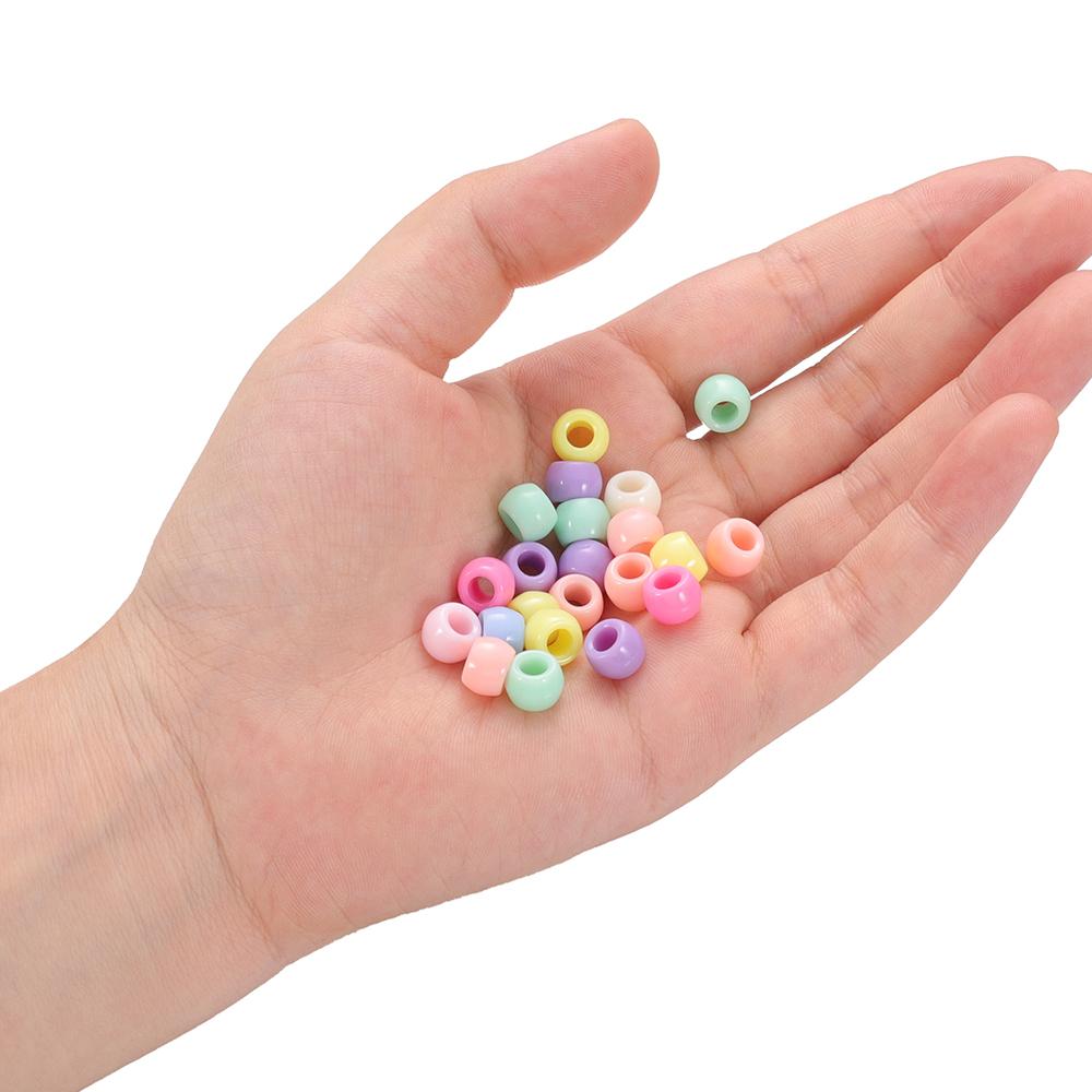 8.3mm Candy Color Large Hole Czech Beads Charm Acrylic Czech Beads DIY Bracelet Necklaces For Jewelry Making Supplies