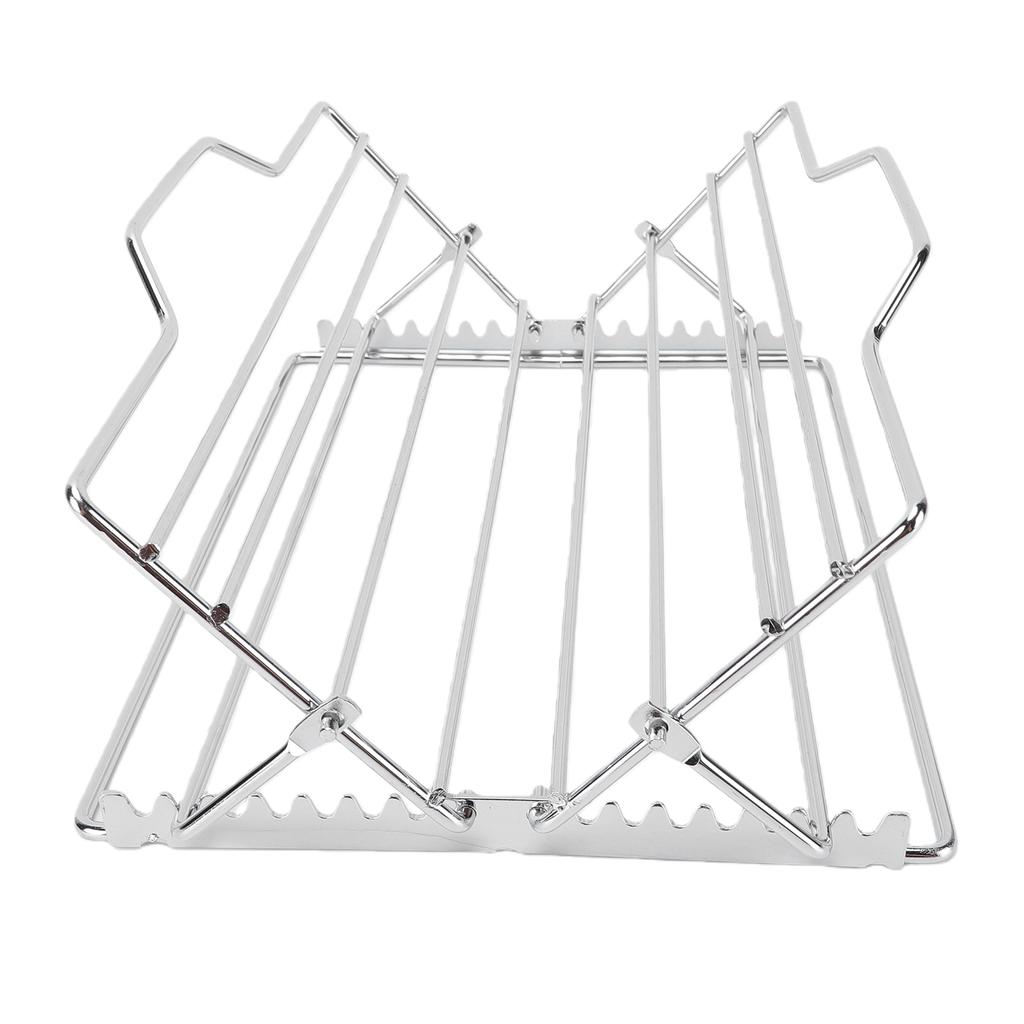 Adjustable Roasting Rack Thickened Non Stick Carbon Steel Turkey Rack for Kitchen Oven Grill Roasting Rack