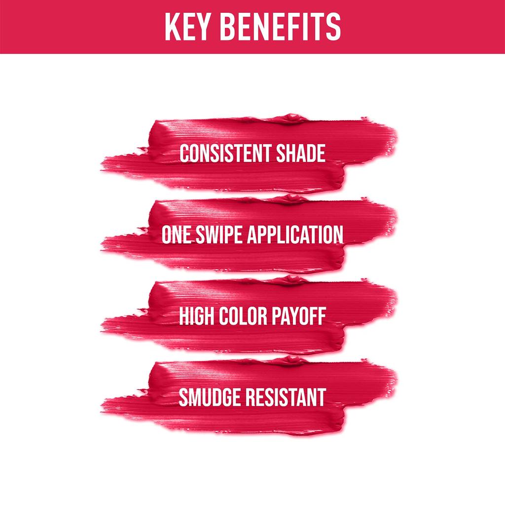 NY bae Lip Crayon, Mets Matte, Pink - For That Extra Bases 36 (2.8 G)