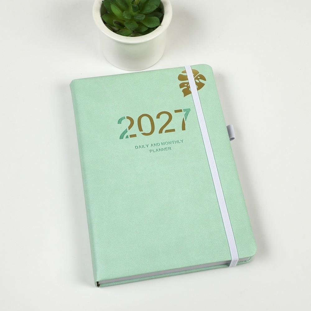 Planner Reminder 2027 Agenda Book A5 Daily Planner Book Portable Calendar Book Students